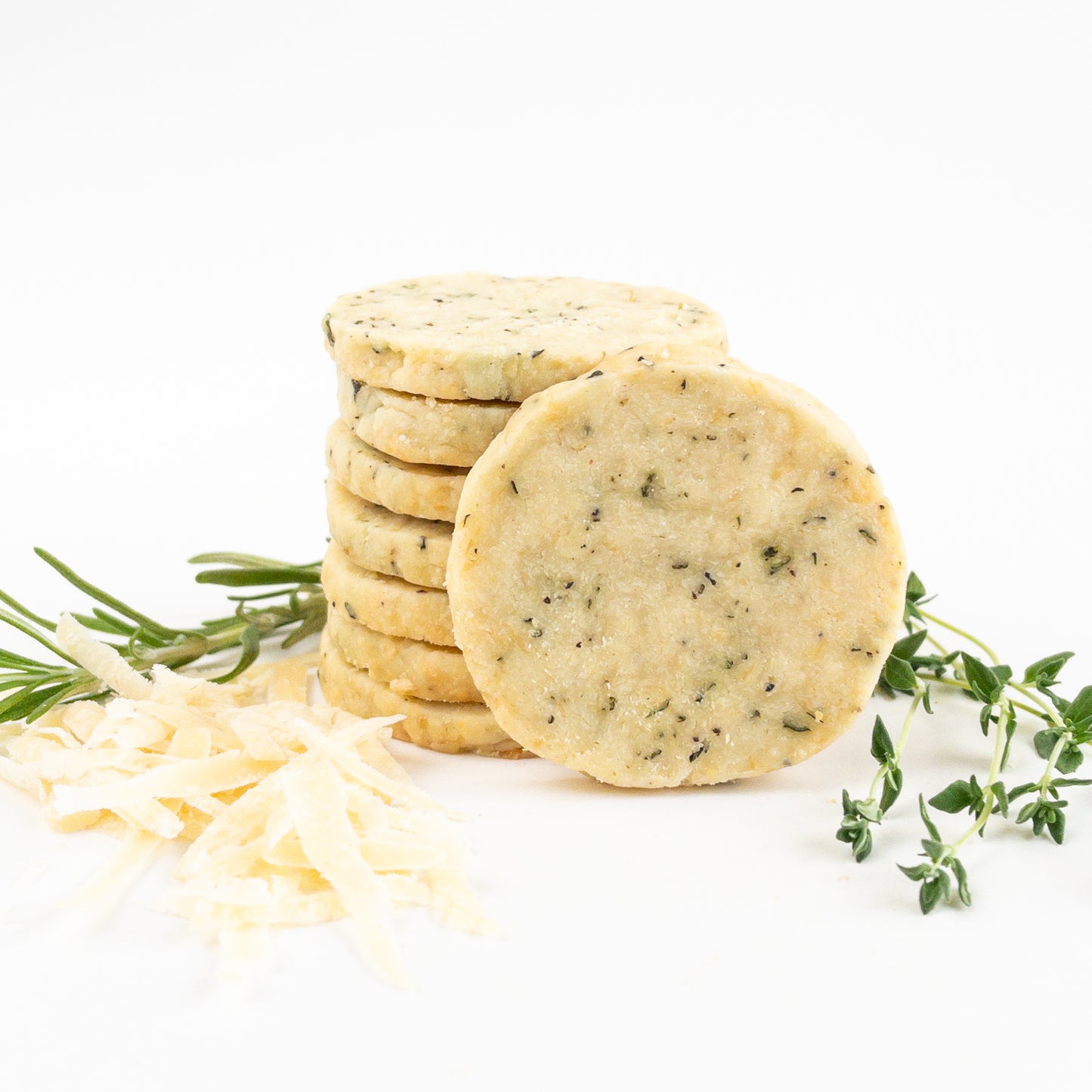 Rosemary, Parm & Thyme Shortbread Crackers
