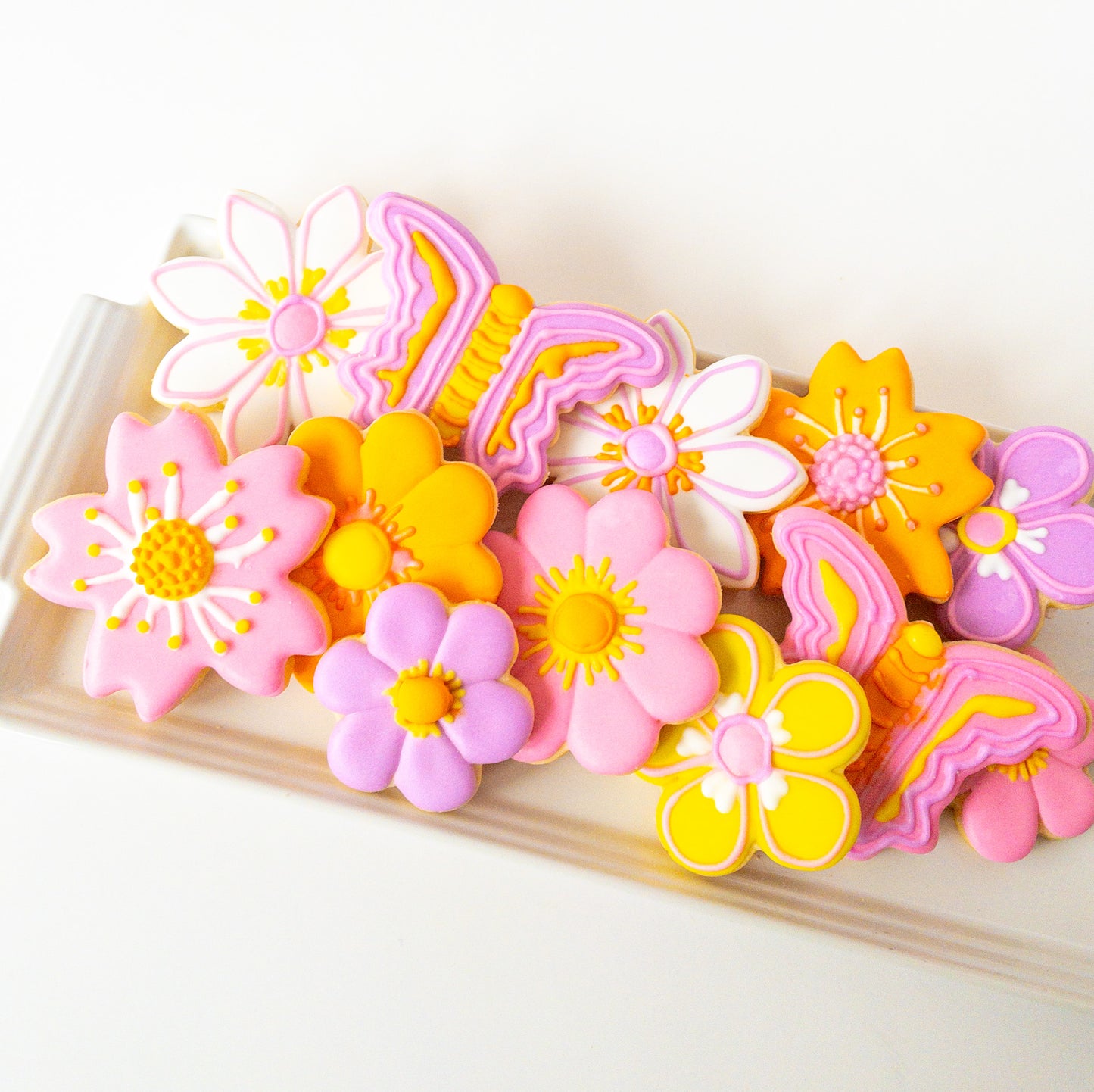 Blooms and Butterflies Sugar Cookies