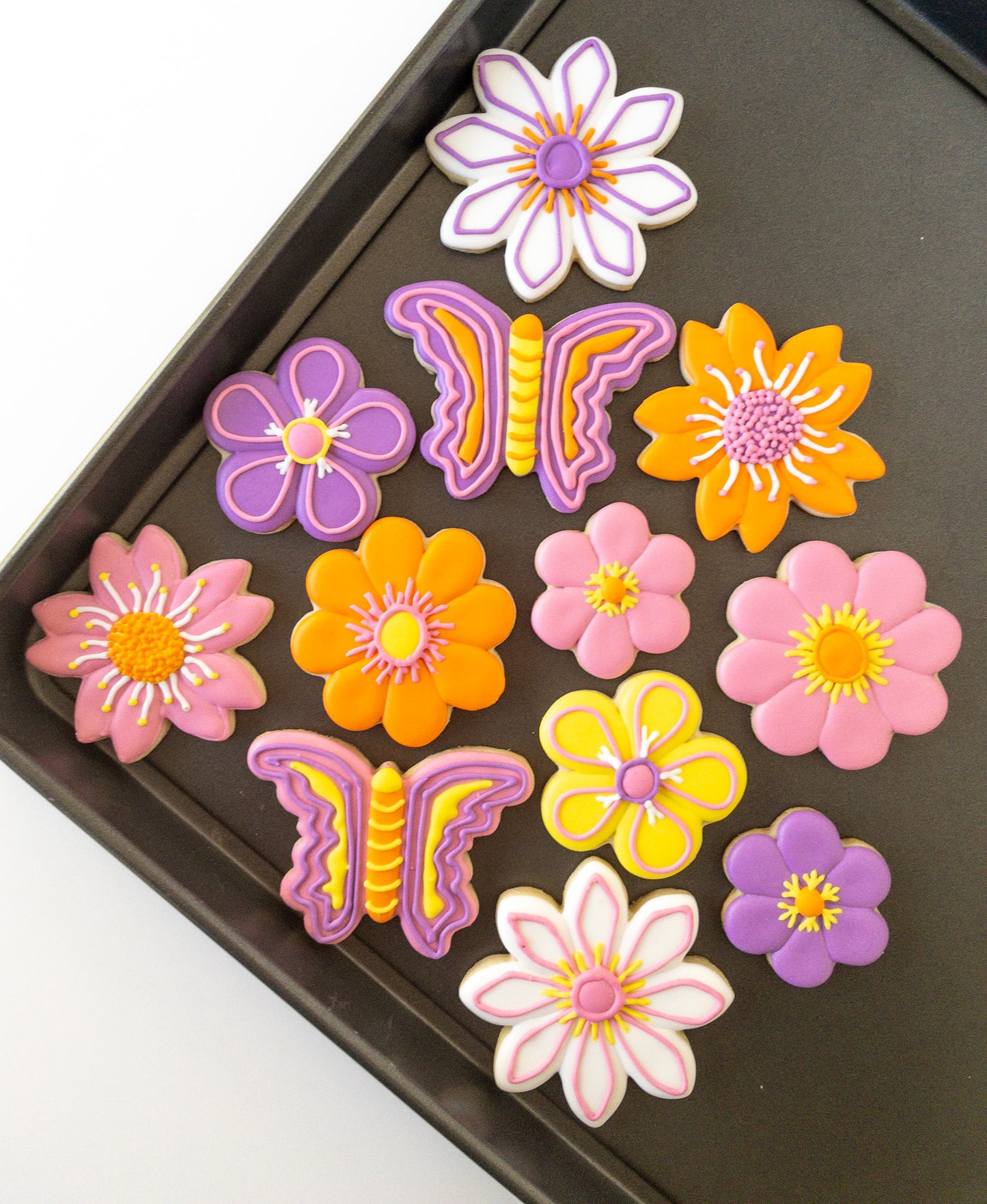 Blooms and Butterflies Sugar Cookies