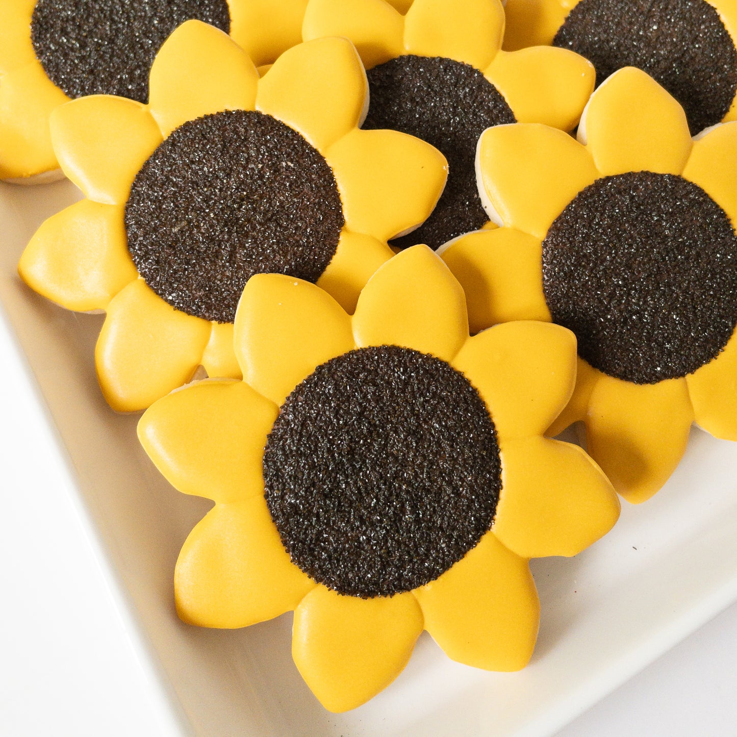 Sunflower Sugar Cookies