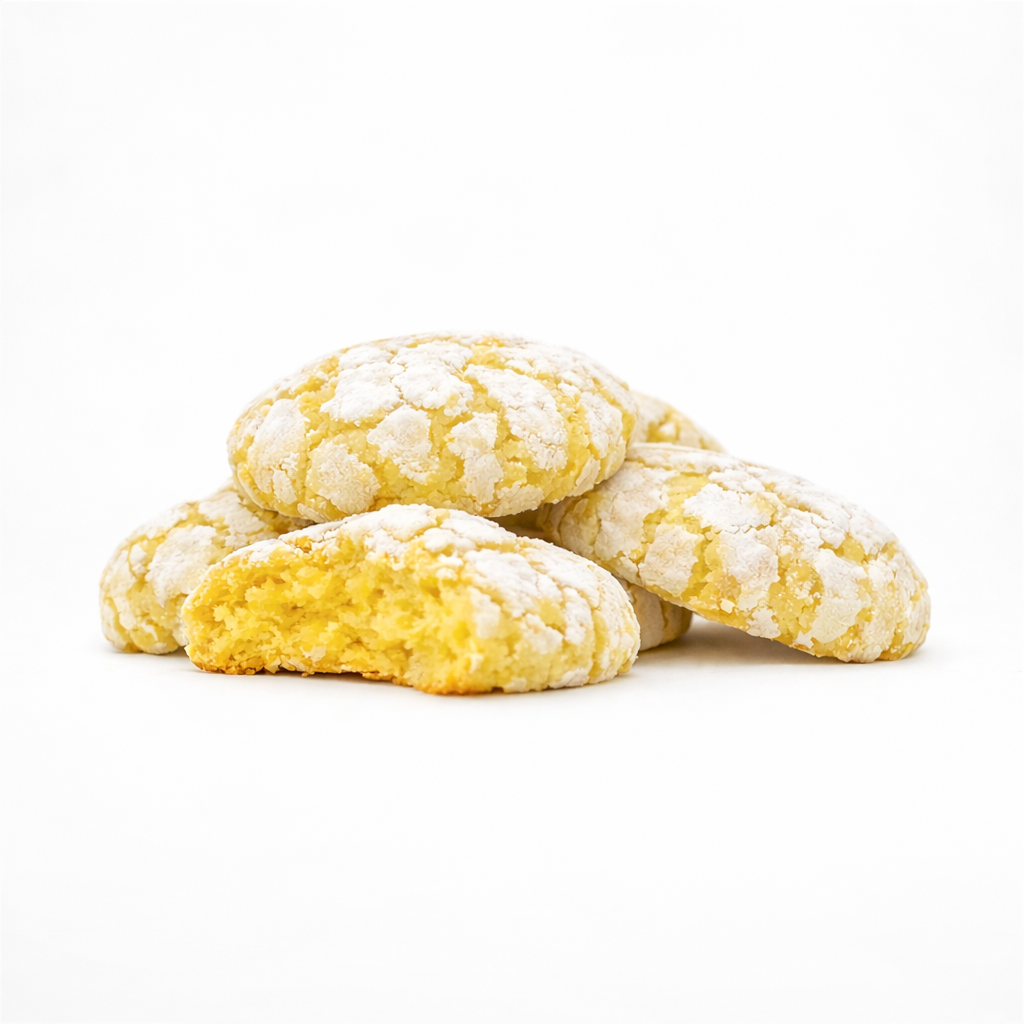 Lemon Crinkle Cookies