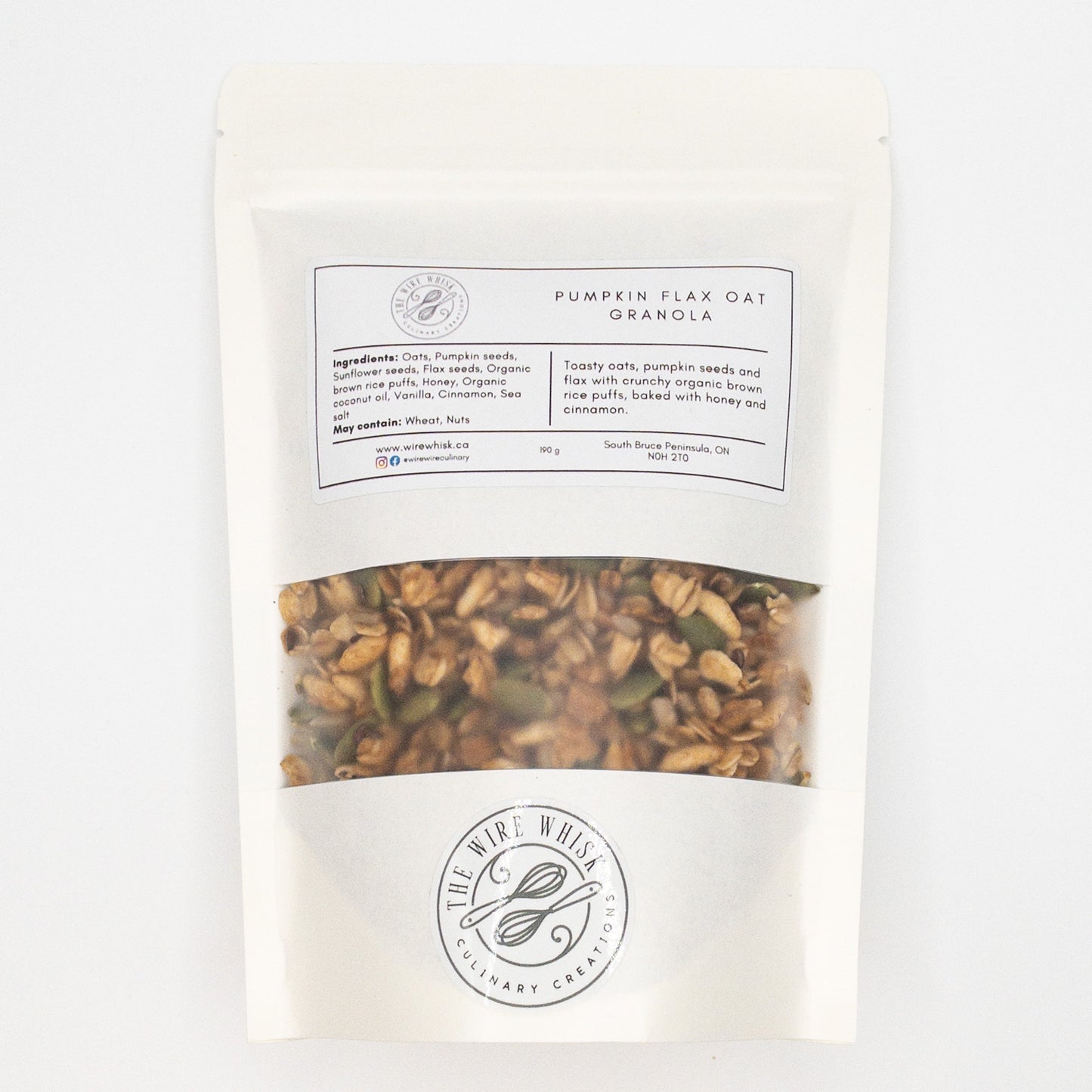 Pumpkin Flax Oat Granola