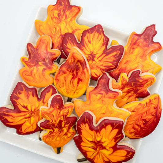 Autumn Leaves Sugar Cookies