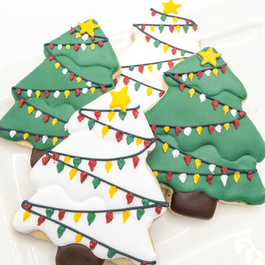 Christmas Tree Sugar Cookies