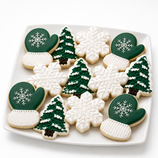 Winter Woodland Sugar Cookies